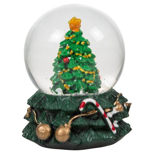  ÇAM AĞACI YILBAŞI KAR KÜRESİ 6 CM