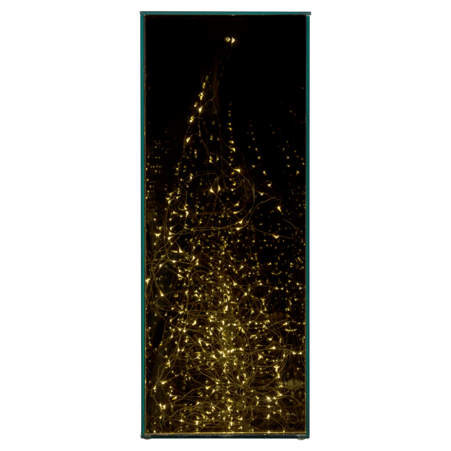 AURORA IŞIKLI CAM KÜP 20X20X50CM