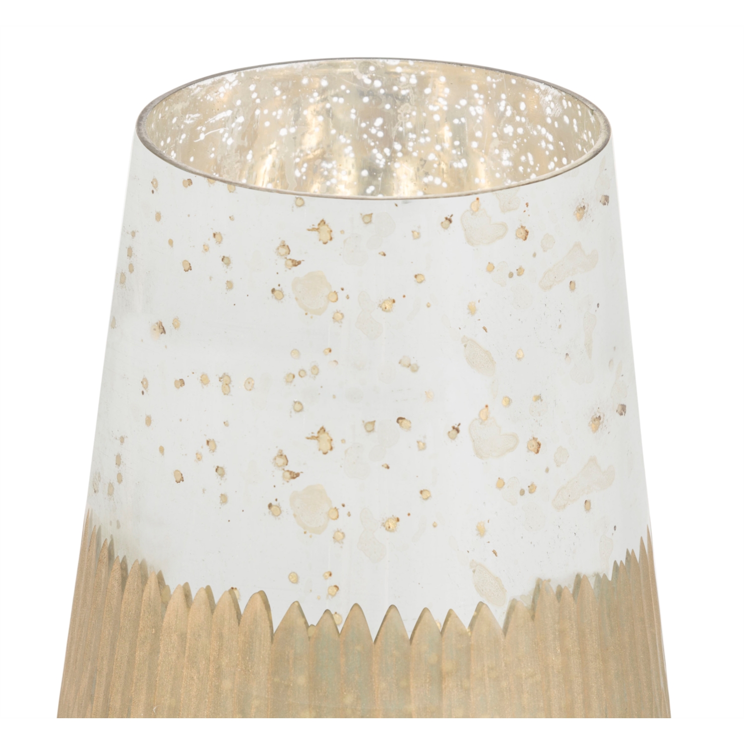 GOLD VAZO 17x17x23 CM