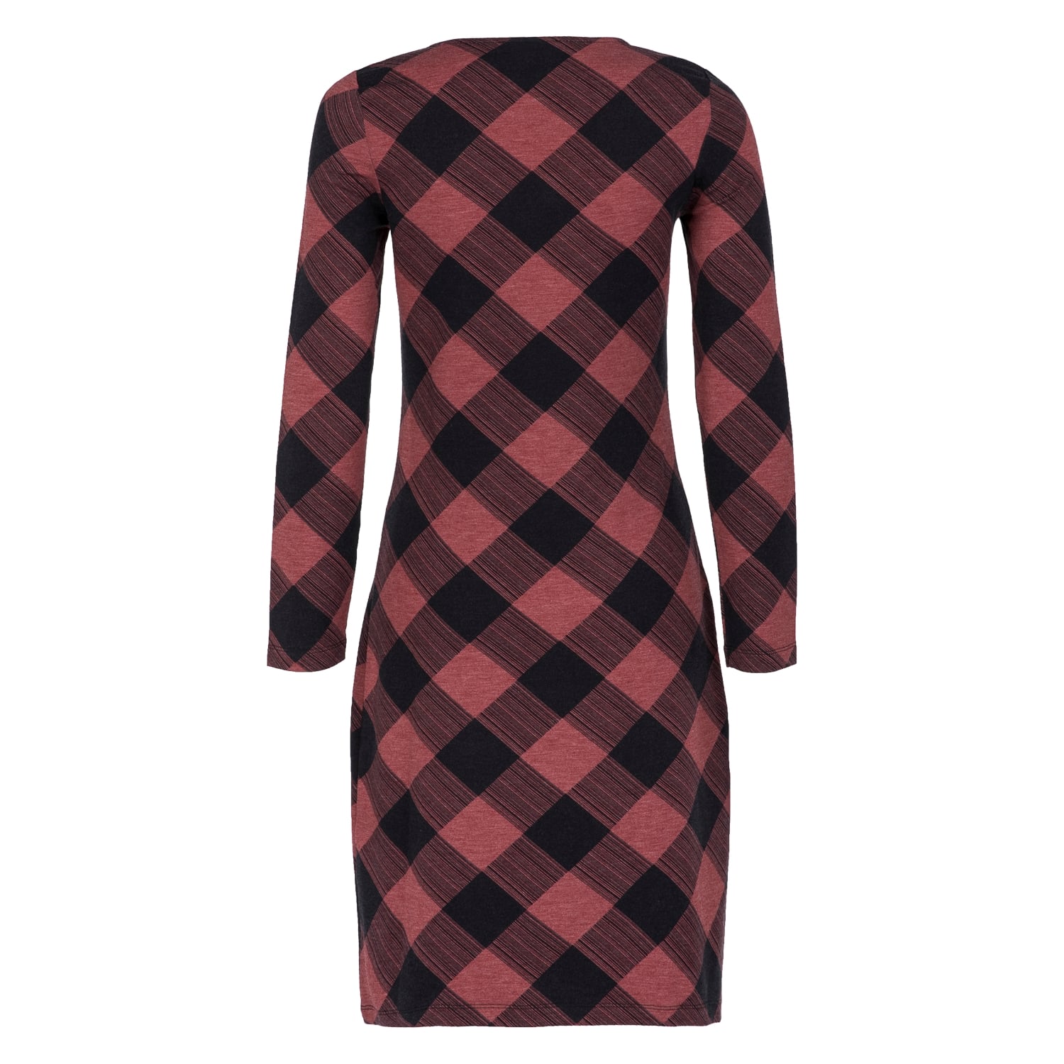 GEOMETRİK DESENLİ ÖRME ELBİSE