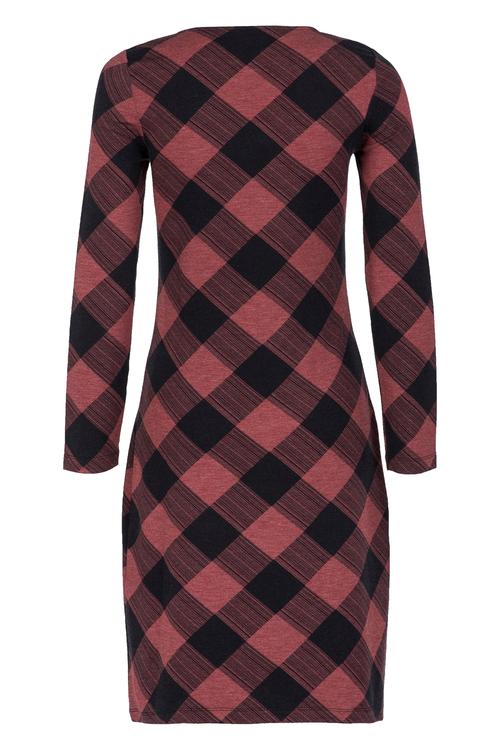  GEOMETRİK DESENLİ ÖRME ELBİSE