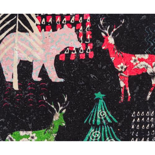  GEYİKLİ TAŞ BARDAK ALTLIĞI - 10 & 10 CM