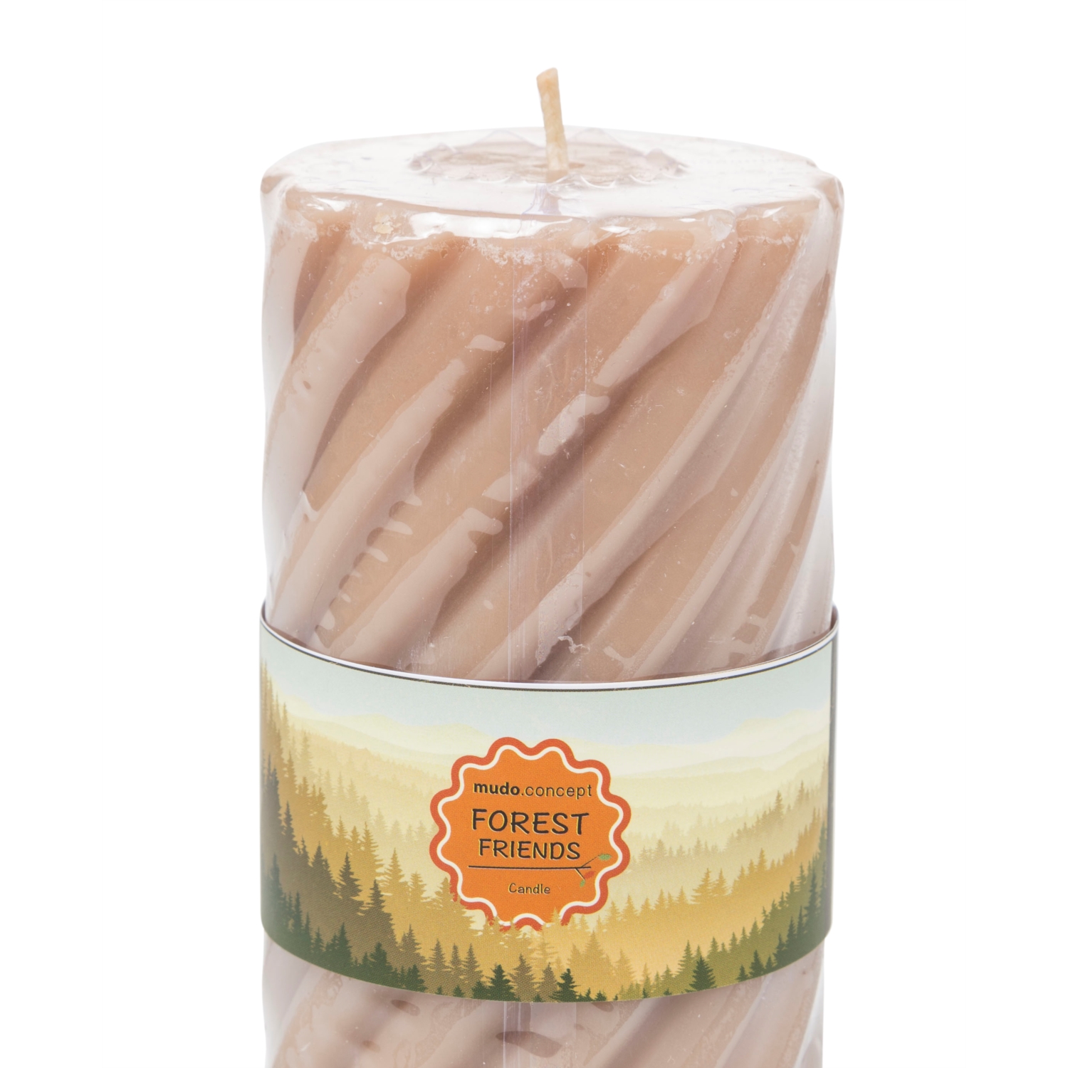 ORMAN DOSTLARI SPIRAL MUM - KARAMEL 7X15 CM