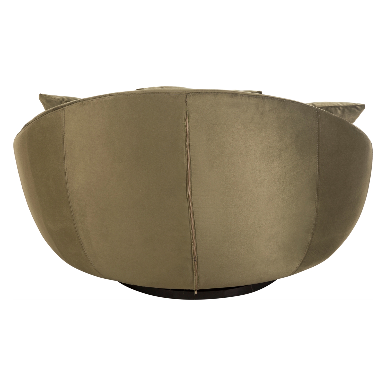 LOVELY HAKİ KADİFE DÖNER KOLTUK