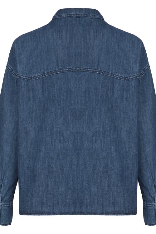  NAKIŞLI JEAN GÖMLEK