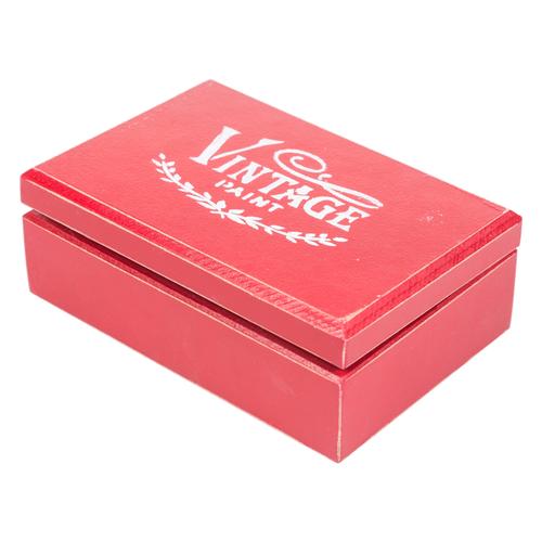  VINTAGE MINI KUTU 21X14X8 CM-KIRMIZI