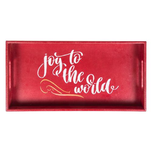  JOY TEPSİ KÜÇÜK 19X36 CM-KIRMIZI