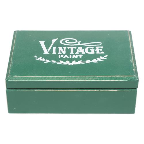  VINTAGE MINI KUTU 21X14X8 CM-YEŞİL
