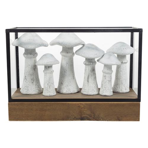  TERRA MUSHROOMS BİBLO SET/3 BEYAZ 40X26CM
