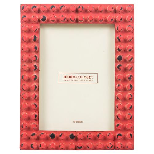  LEGO ÇERÇEVE KIRMIZI 13X18 CM