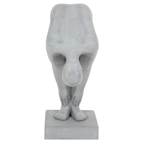  STATUE MAN I GRİ BİBLO 50 & 30 & 70 CM