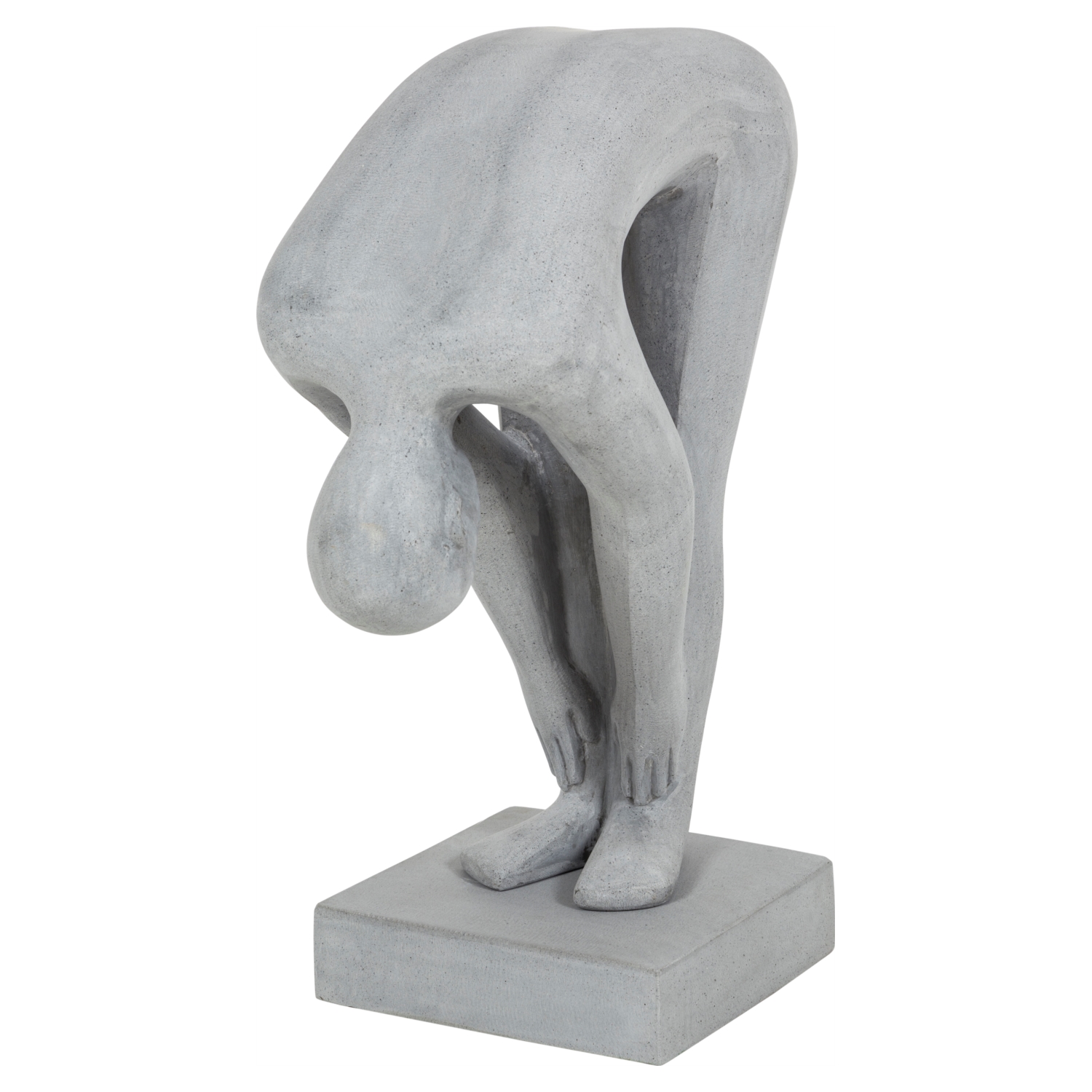 STATUE MAN I GRİ BİBLO 50 & 30 & 70 CM