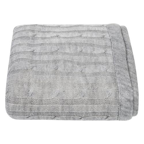  JUSTIN BABY BLANKET GRİ 80X110