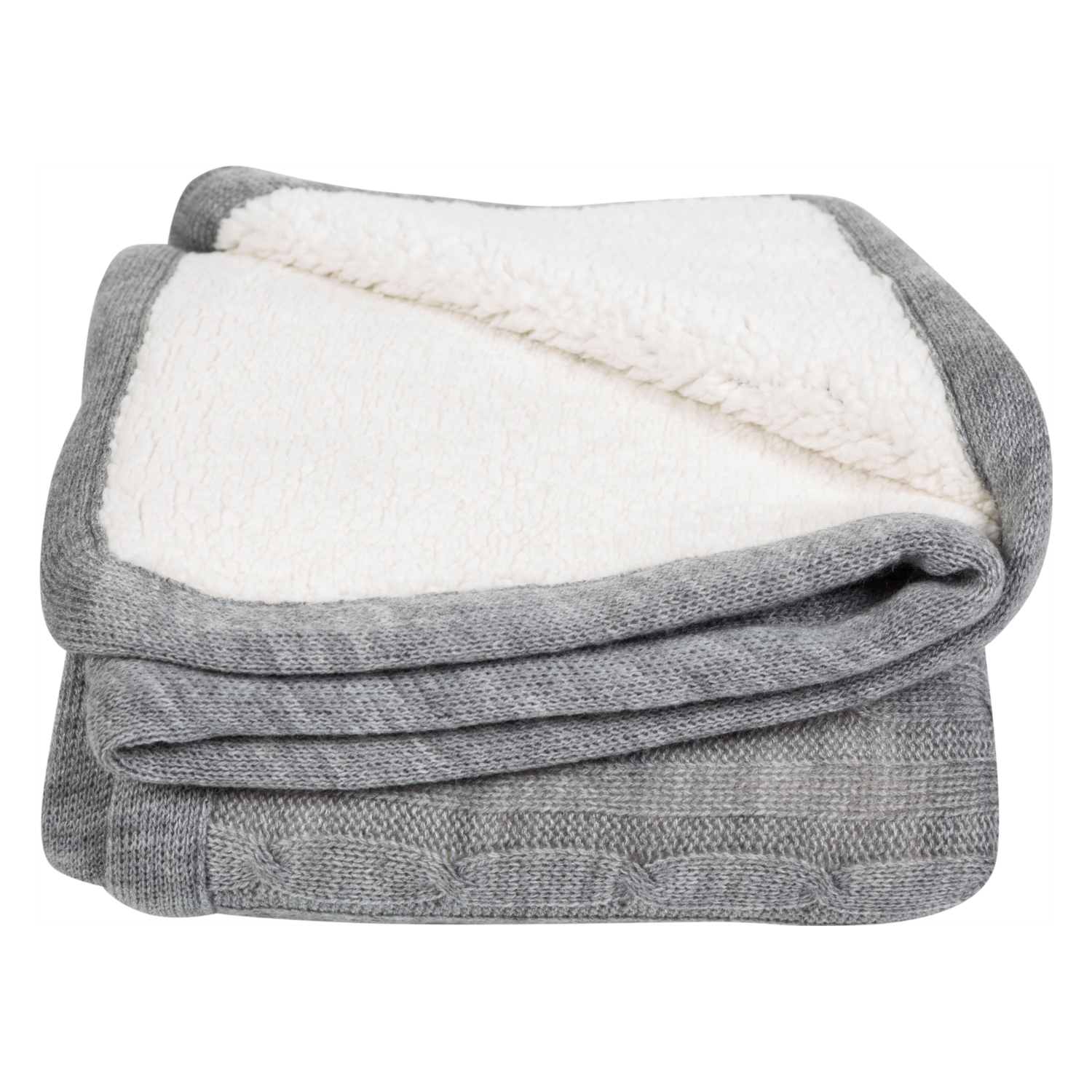 JUSTIN BABY BLANKET GRİ 80X110