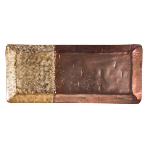  HORUS COPPER DEKORATİF TEPSİ 40 CM