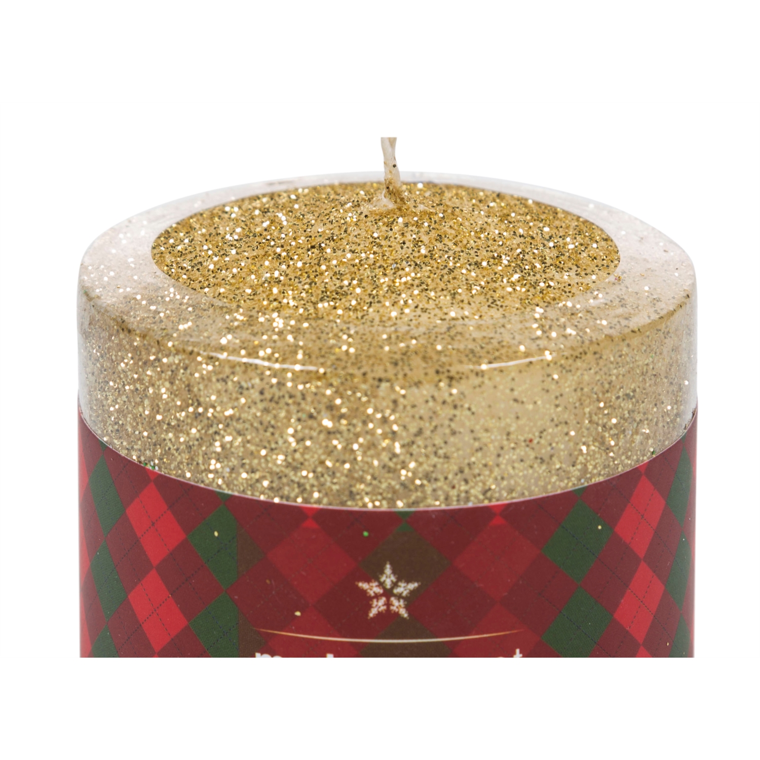 CELEBRATION SİLİNDİR MUM - ALTIN 7X8 CM