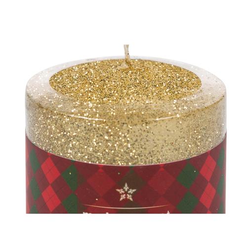  CELEBRATION SİLİNDİR MUM - ALTIN 7X8 CM