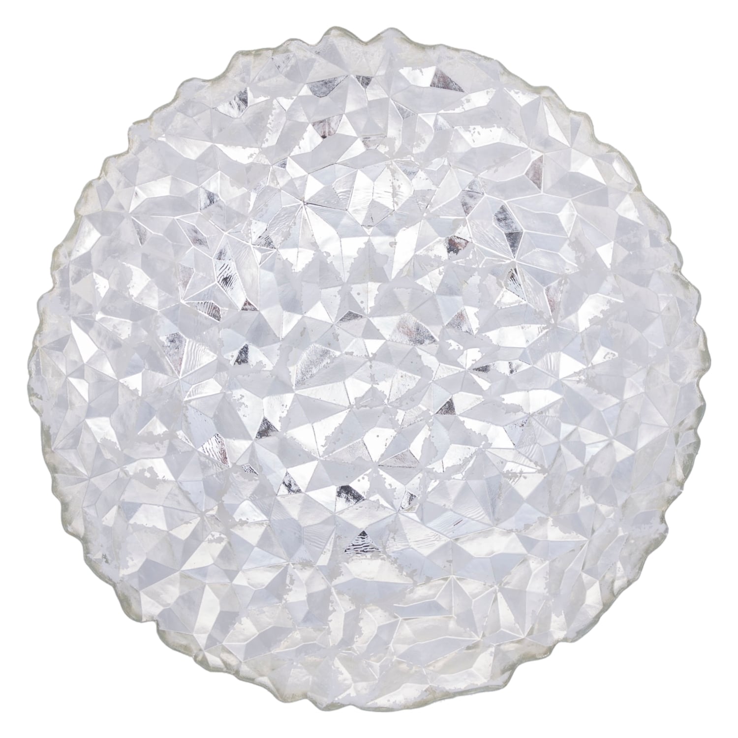 MERKÜRİ GÜMÜŞ DEKORATİF TABAK - 33 CM