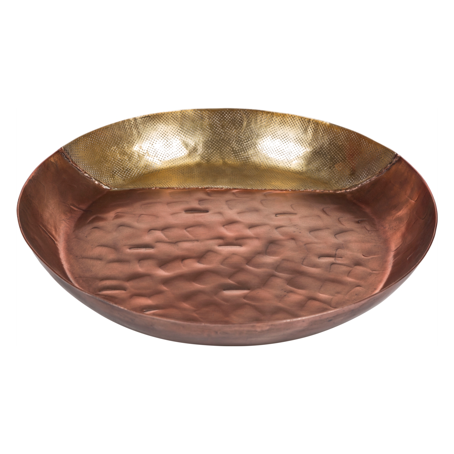 HORUS COPPER DEKORATİF TEPSİ 39 CM