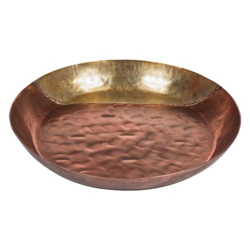  HORUS COPPER DEKORATİF TEPSİ 39 CM