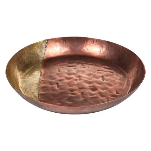  HORUS COPPER DEKORATİF TEPSİ 39 CM