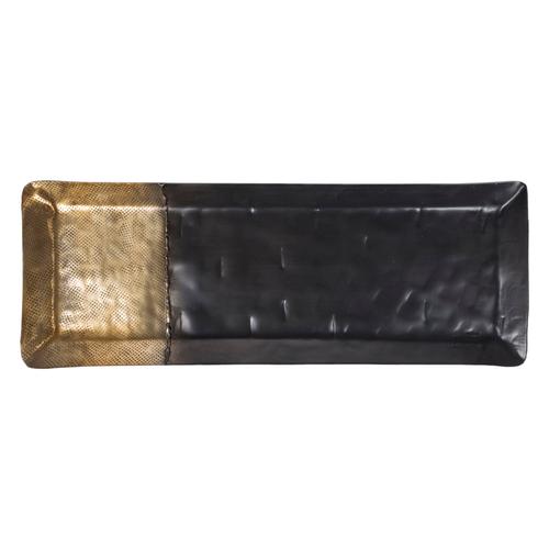  HORUS BLACK DEKORATİF TEPSİ 50 CM