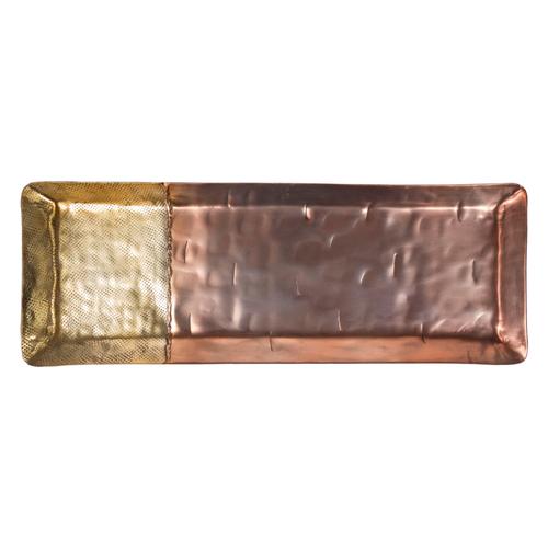  HORUS COPPER DEKORATİF TEPSİ 50 CM