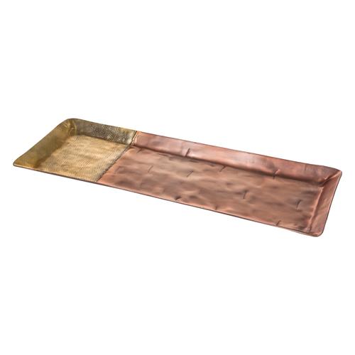  HORUS COPPER DEKORATİF TEPSİ 50 CM
