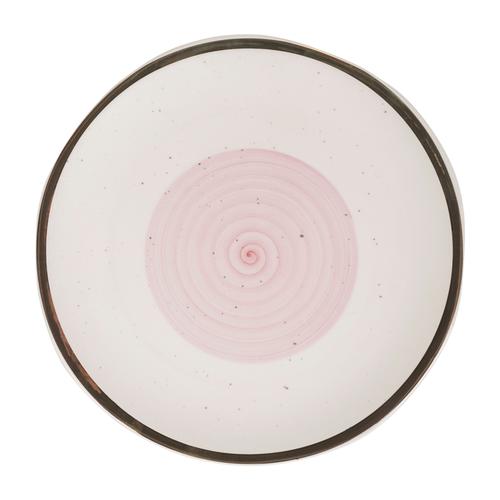  VICTORIA PEMBE SERVİS TABAĞI - 26 CM