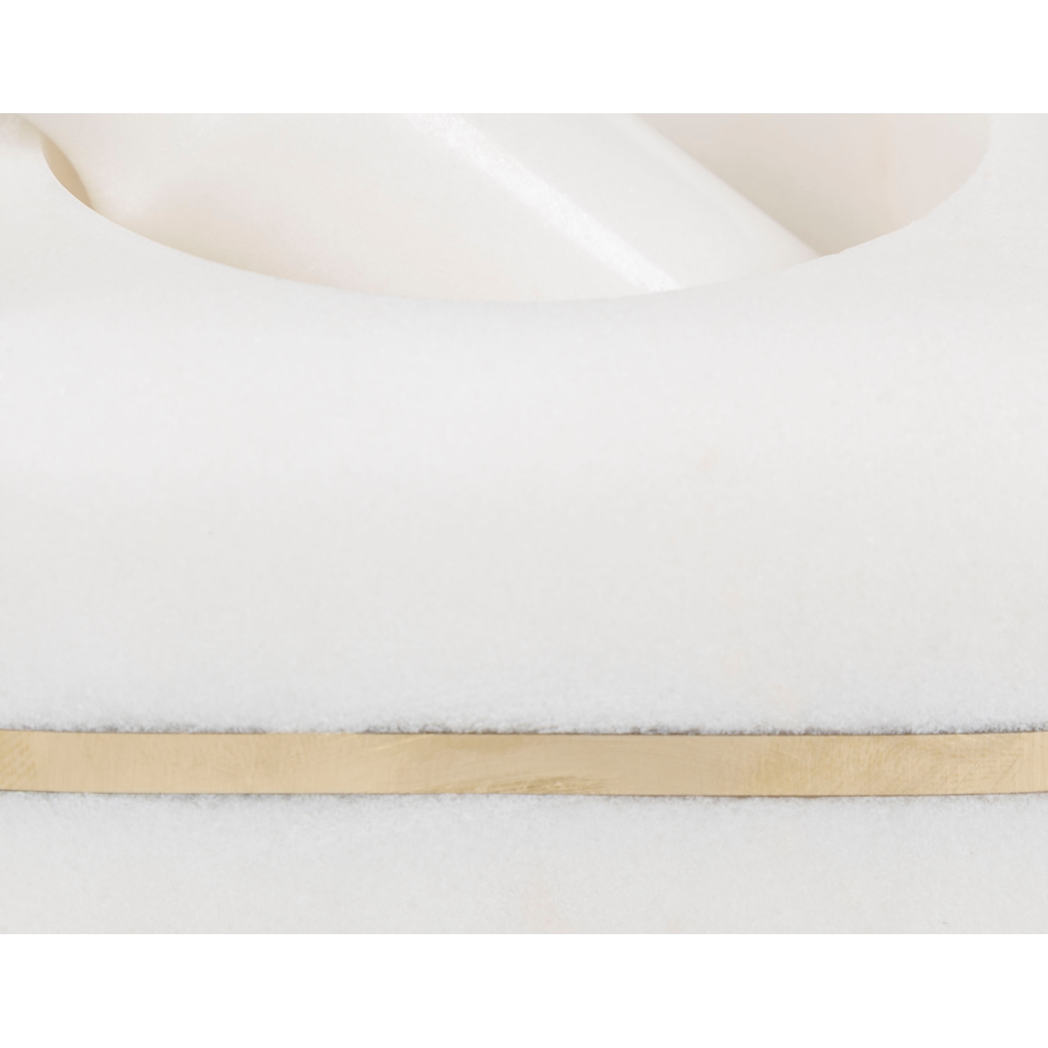 GLOW  HAVAN 10X10X 6 CM-BEYAZ