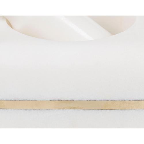  GLOW  HAVAN 10X10X 6 CM-BEYAZ