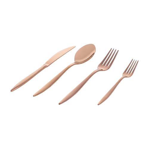  J'ADORE ÇATAL KAŞIK BIÇAK TAKIMI 24 PARÇA - BRONZ