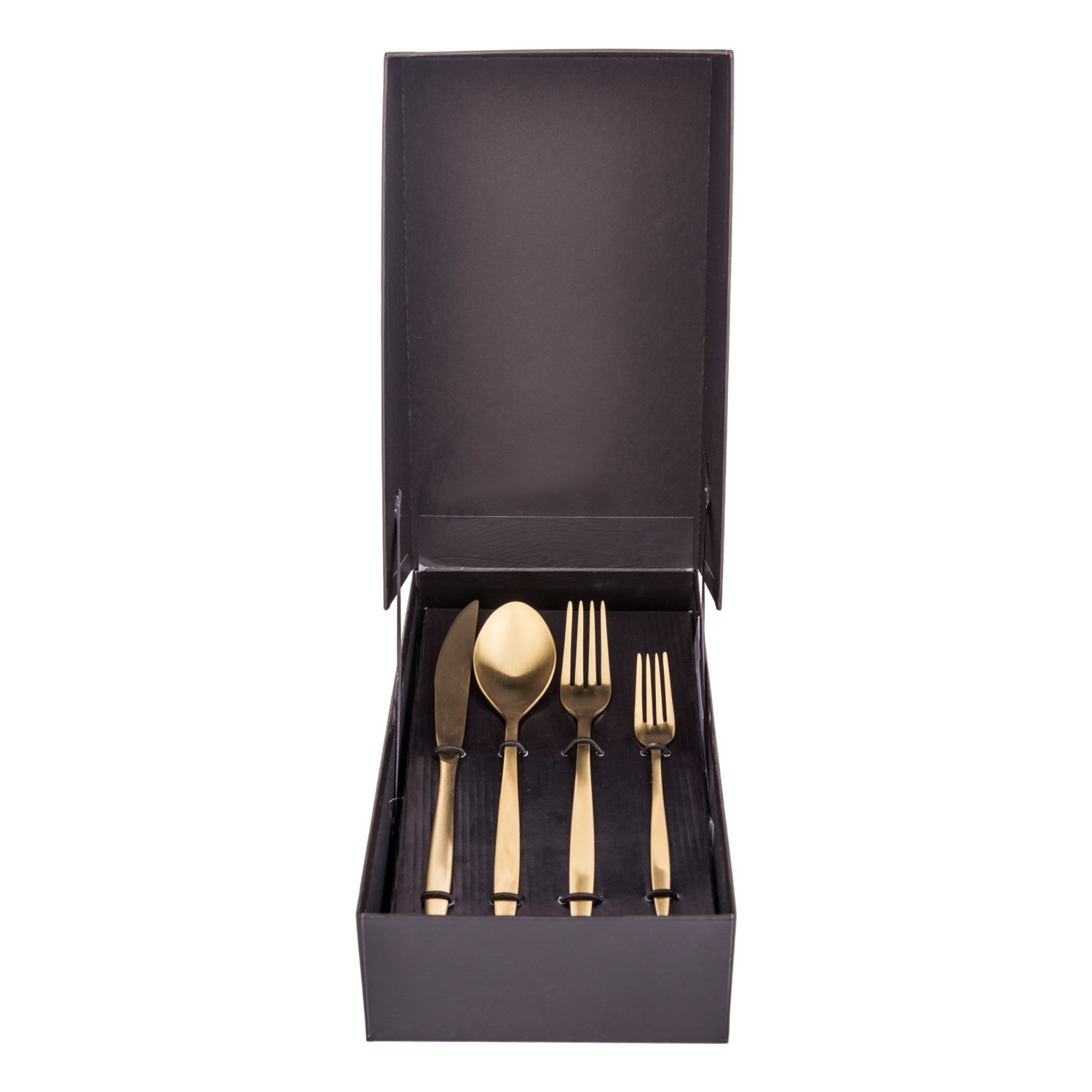 J'ADORE ÇATAL KAŞIK BIÇAK TAKIMI 24 PARÇA - MAT GOLD