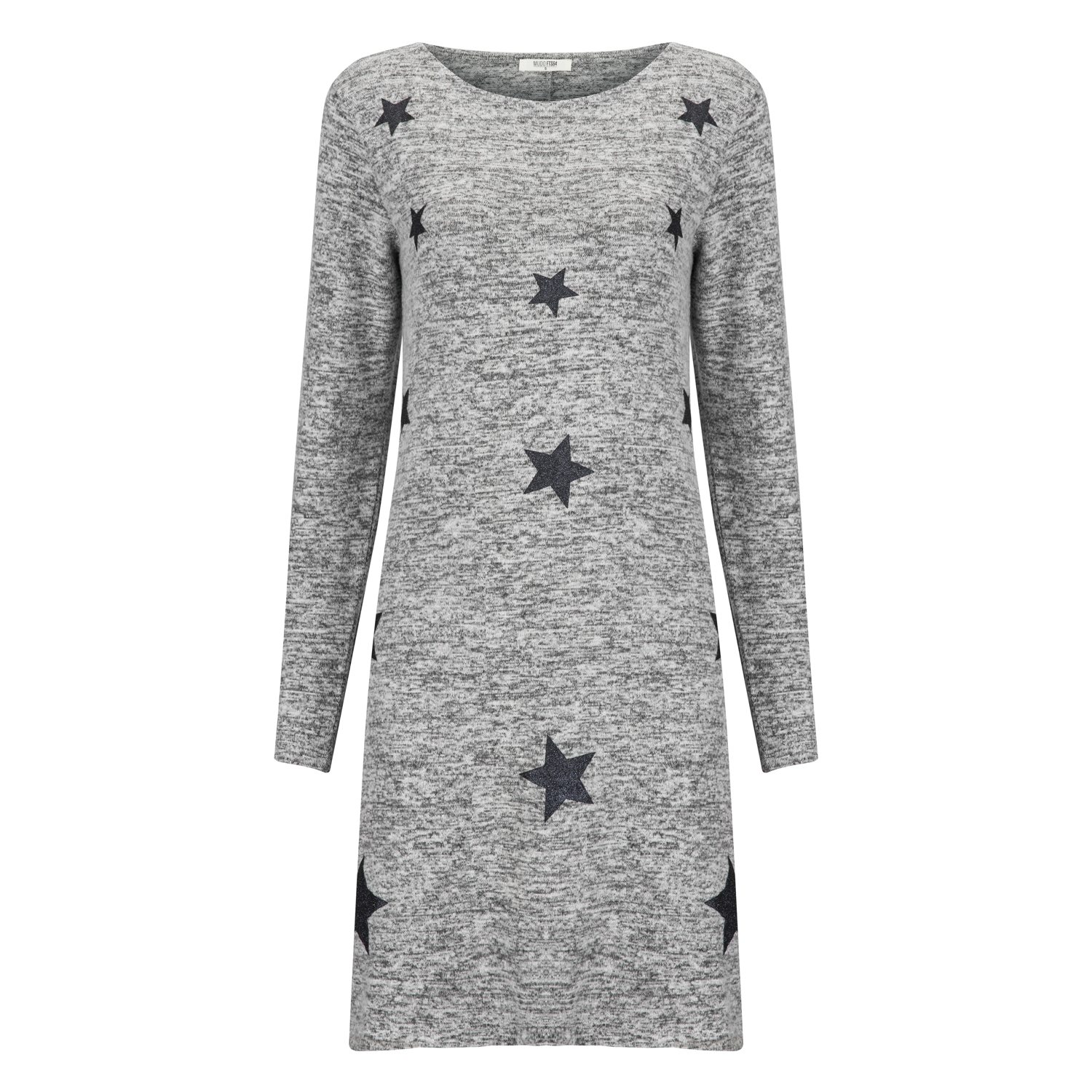 YILDIZ DESENLİ A FORM ELBİSE