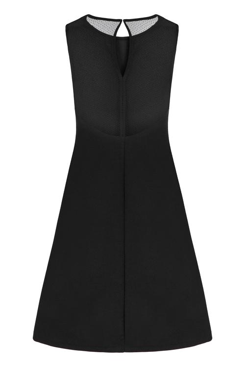  SIRT DEKOLTELİ MİNİ ELBİSE