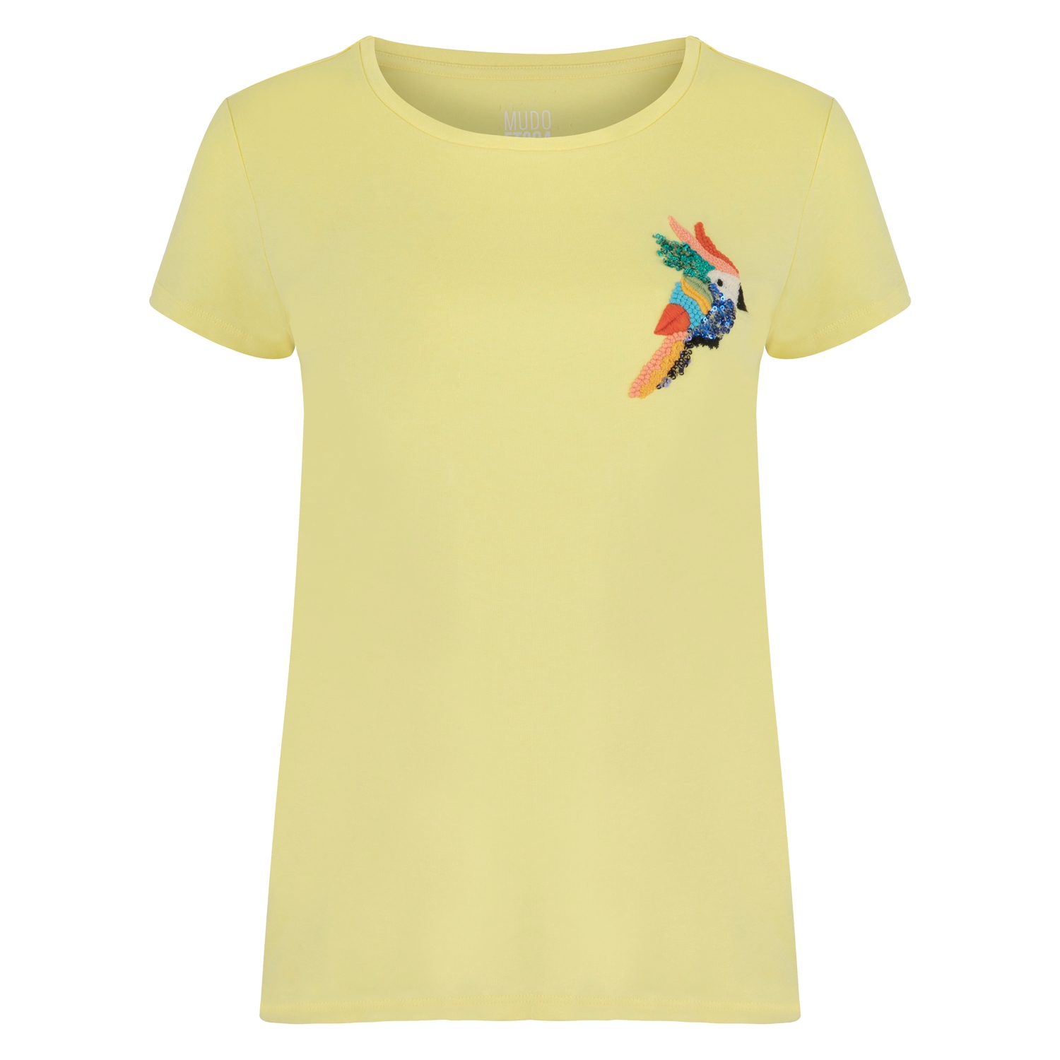 PULLU İŞLEMELİ T-SHIRT