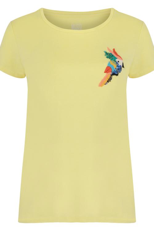  PULLU İŞLEMELİ T-SHIRT