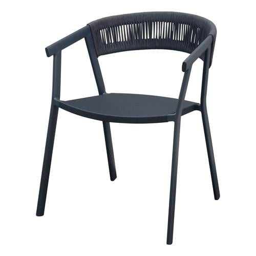 NAMPA KOLÇAKLI SANDALYE SİYAH