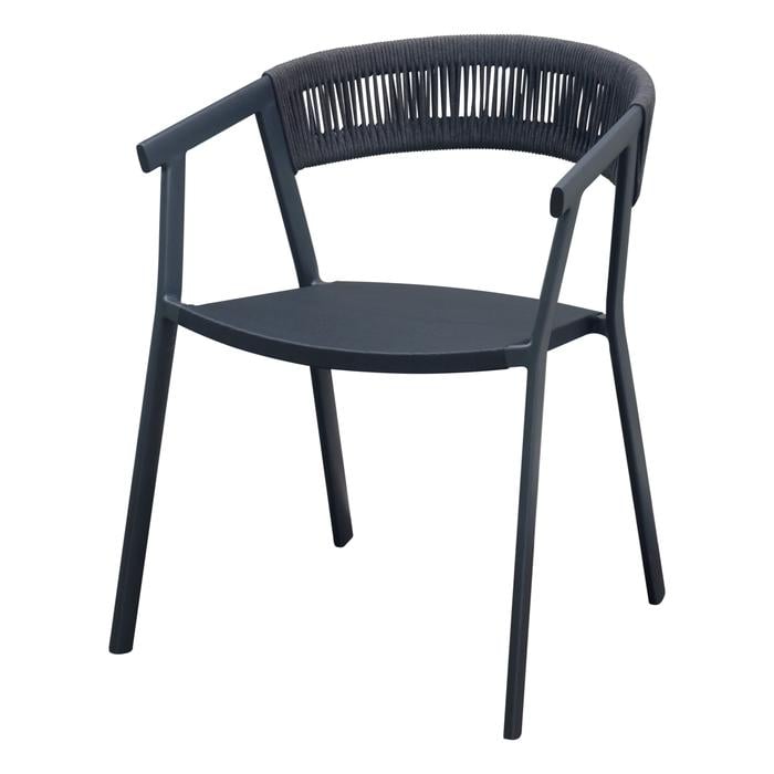 NAMPA KOLÇAKLI SANDALYE SİYAH