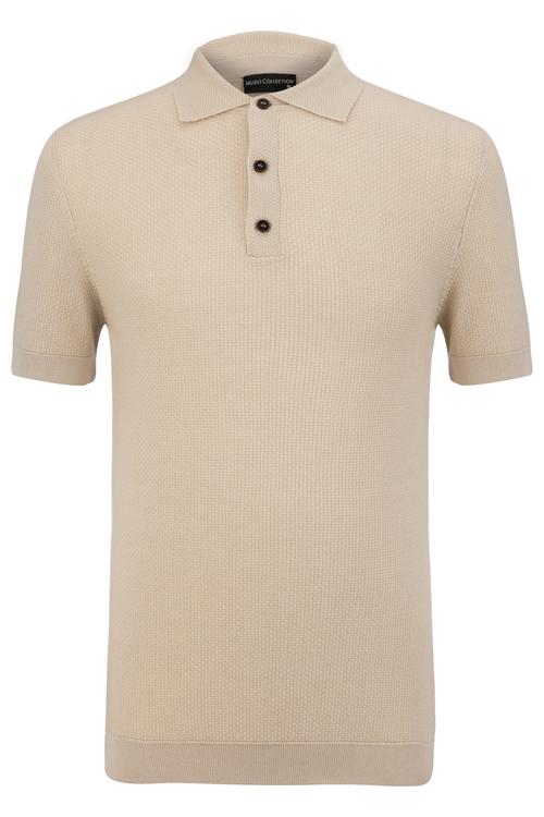  POLO YAKA ÖRME T-SHIRT