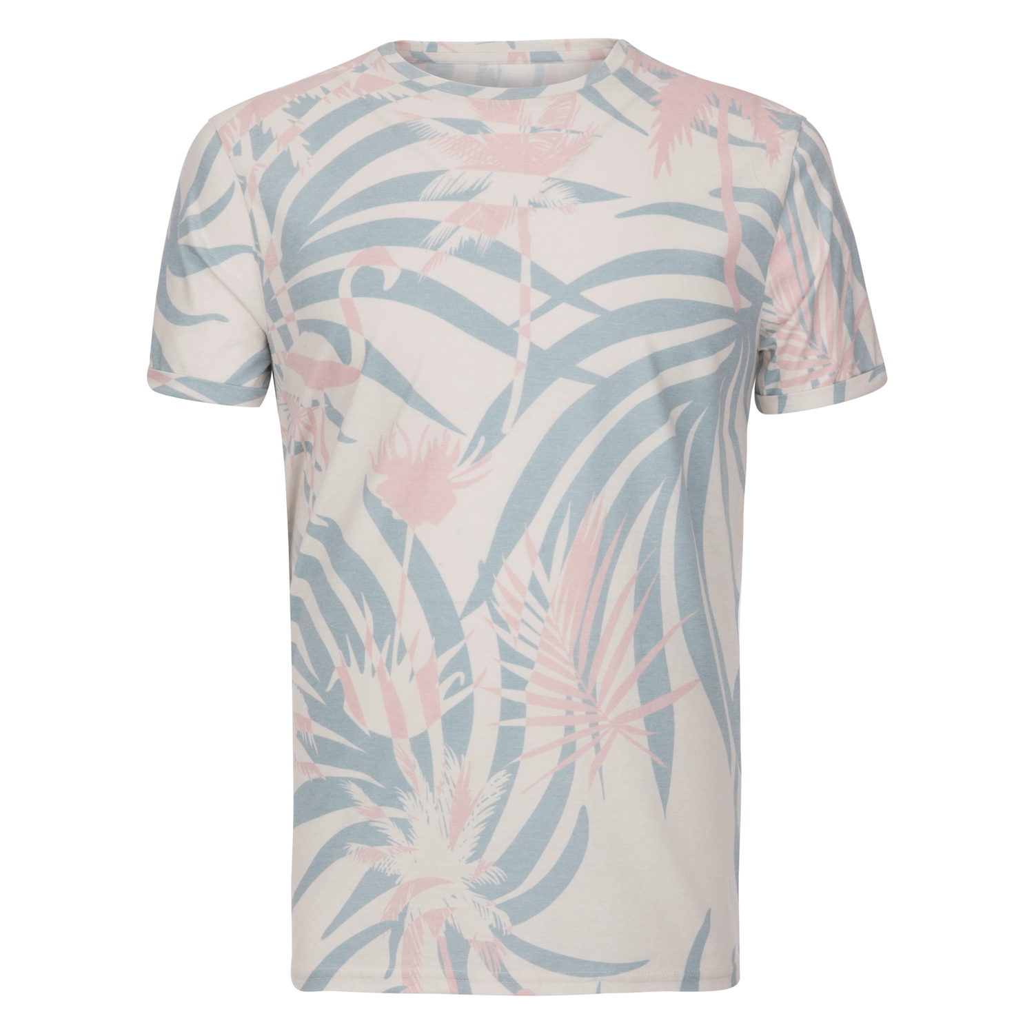 PALMİYE DESENLİ T-SHIRT