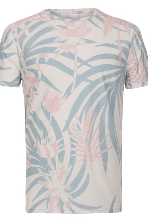  PALMİYE DESENLİ T-SHIRT