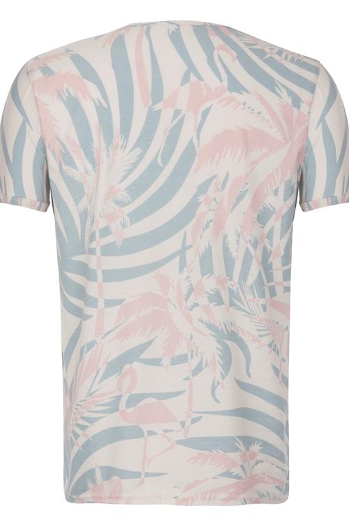  PALMİYE DESENLİ T-SHIRT