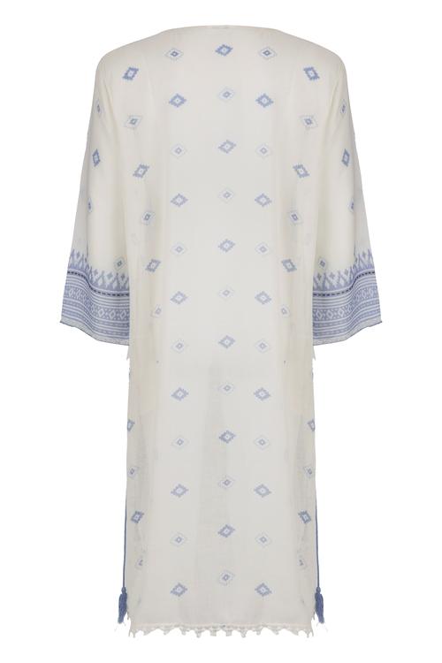  ETNİK DESENLİ KAFTAN