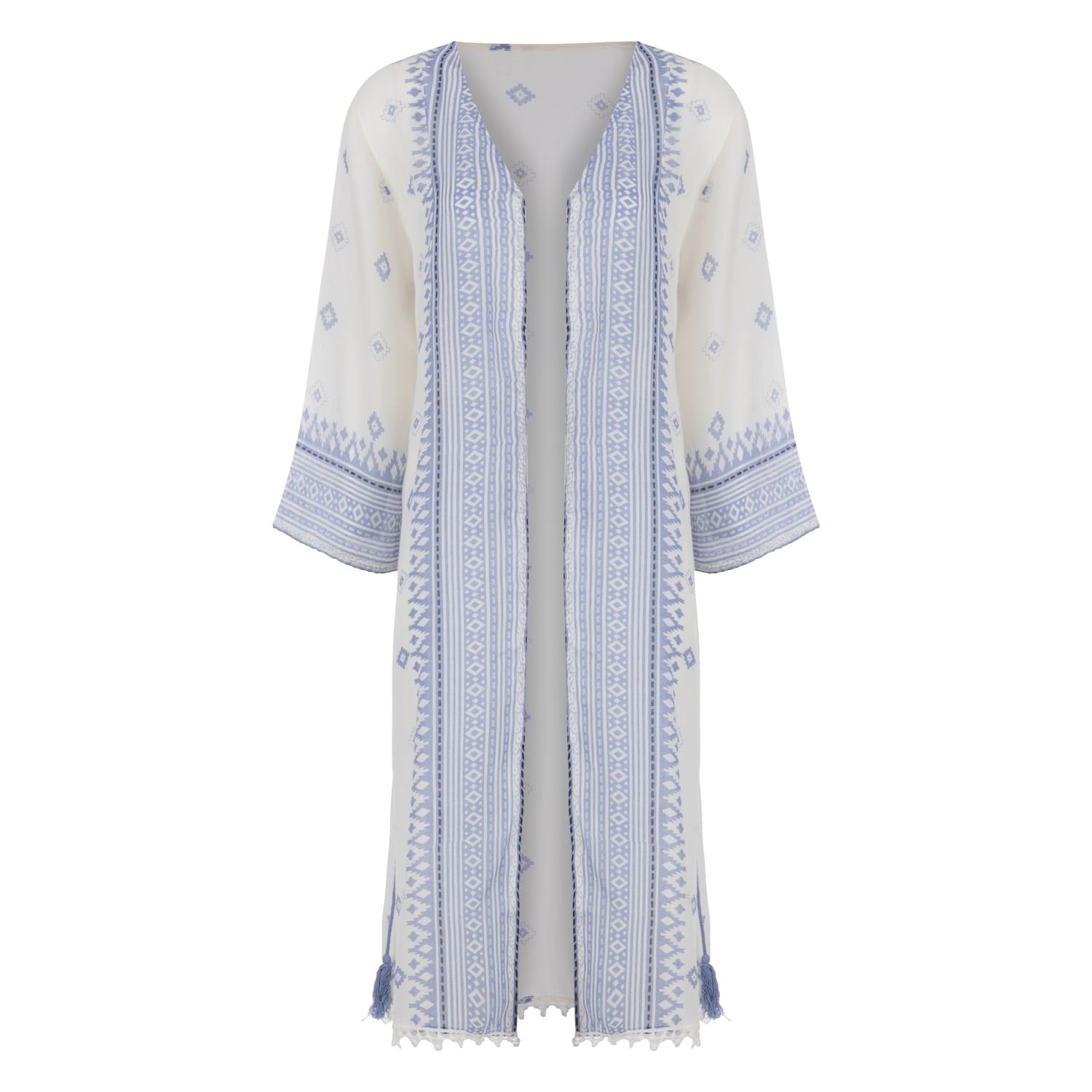 ETNİK DESENLİ KAFTAN