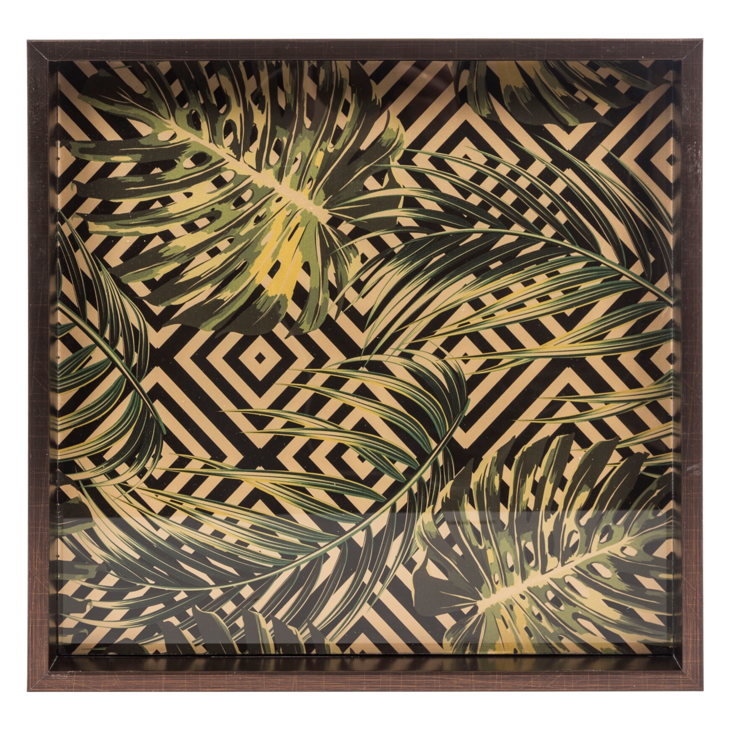 LEAVES DEKORATİF TEPSİ 40X40CM