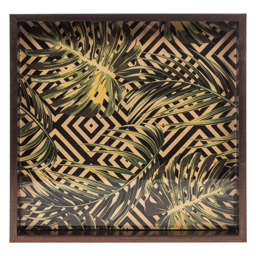  LEAVES DEKORATİF TEPSİ 40X40CM