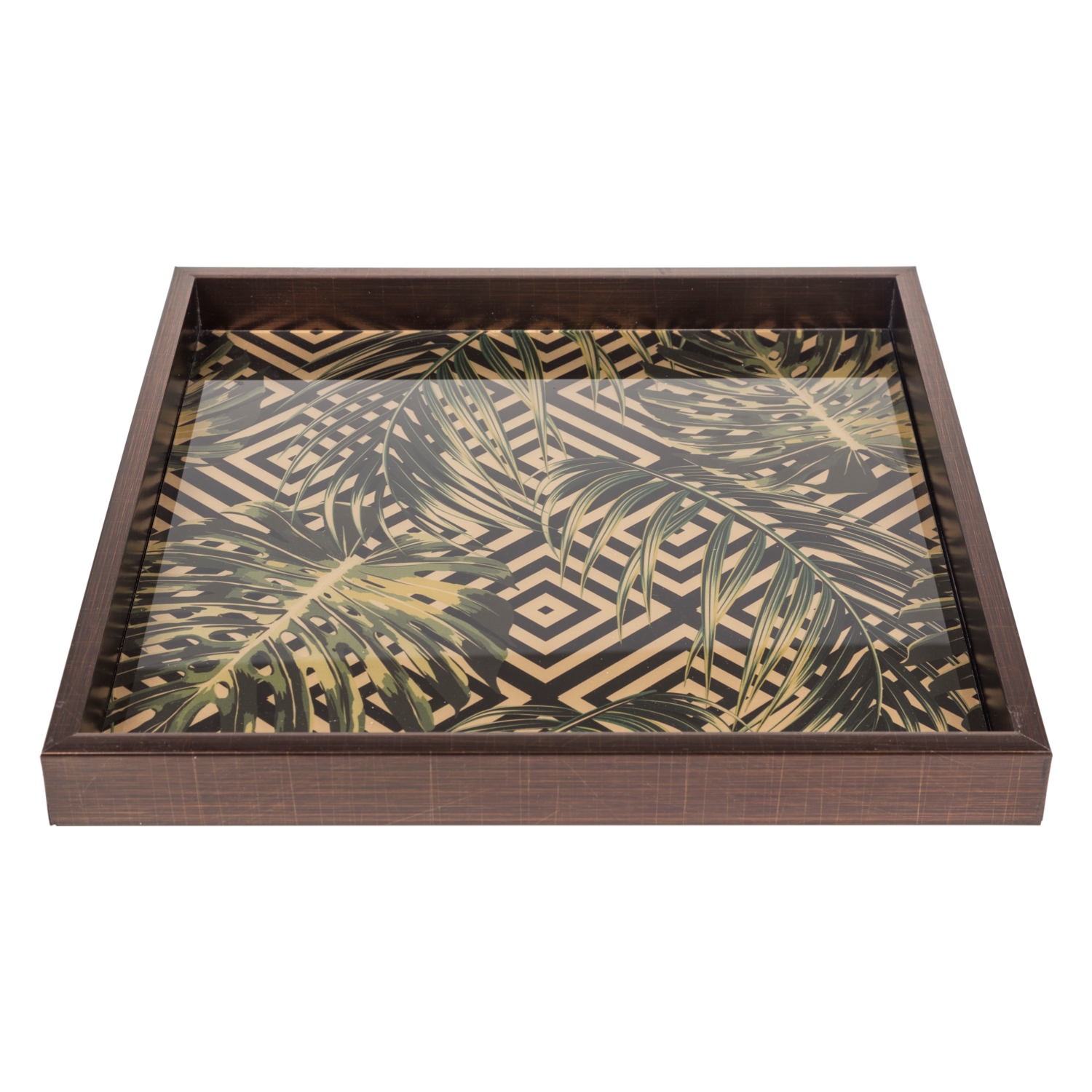 LEAVES DEKORATİF TEPSİ 40X40CM