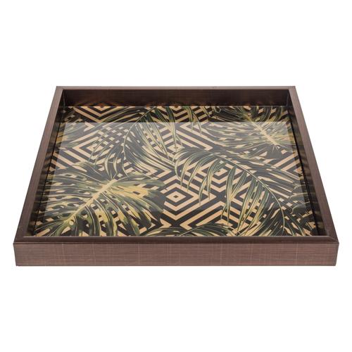  LEAVES DEKORATİF TEPSİ 40X40CM