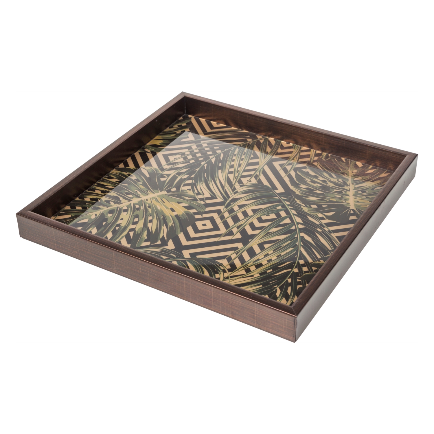 LEAVES DEKORATİF TEPSİ 40X40CM